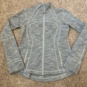 Lululemon define grey striped jacket